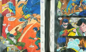 ROBIN #7-DC COLOR GUIDES PROD. ART-BATMAN