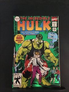 The Incredible Hulk #393 (1992) Green Foil Cover 30th Anniversary