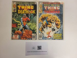 2 The Thing Marvel Comic Books #54 56 Deathlok Thundra 83 TJ6