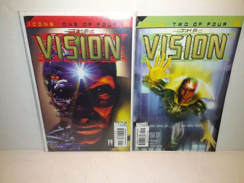 THE VISION & SCARLET WITCH #2, 8, 10 + THE VISION 1 & 2 - ICON - FREE SHIPPING
