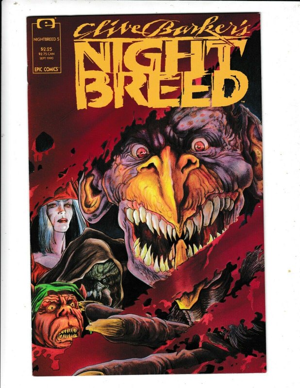 CLIVE BARKER'S NIGHT BREED # 5  VF/FN    EPIC COMICS