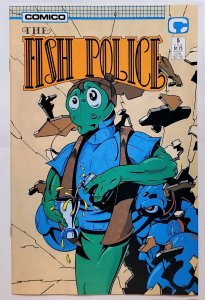 Fish Police, The (Vol. 2) #5 (April 1988, Comico) 7.5 VF-