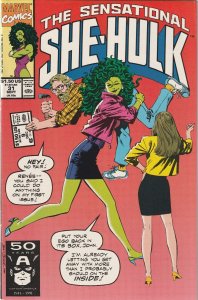 The Sensational She-Hulk # 31 Cover A VF/NM Marvel 1991 Disney+ [H2]