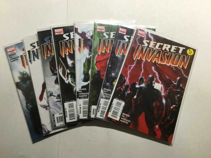 Secret Invasion 1-8 1 2 3 4 5 6 7 8 Lot Run Set Near Mint Nm Marvel