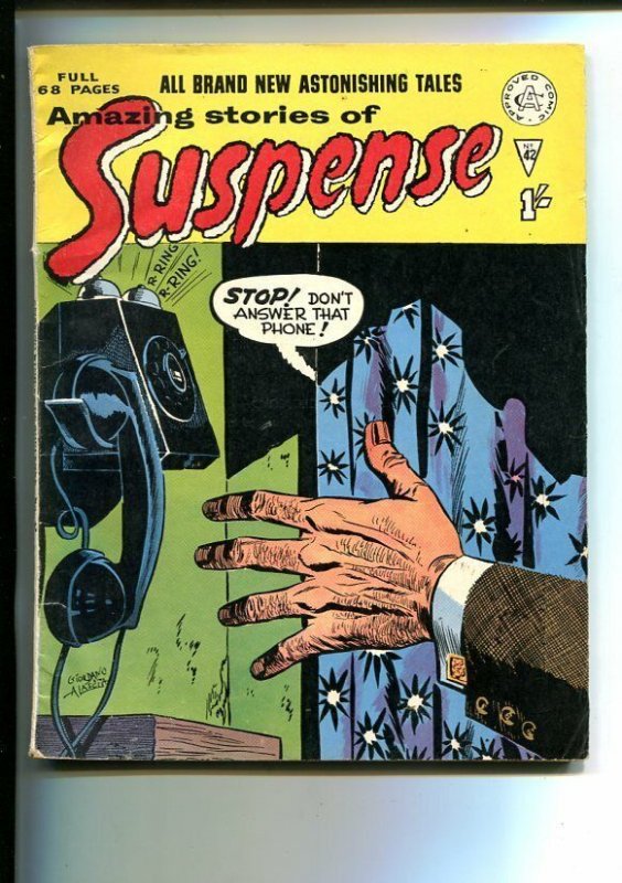 AMAZING STORIES OF SUSPENSE-#42-BRITISH-HORROR-SCI-FI-HERBIE-vg