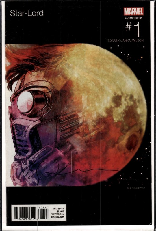 Star-Lord #1 Sienkiewicz Cover (2017) Hip Hop Variant!