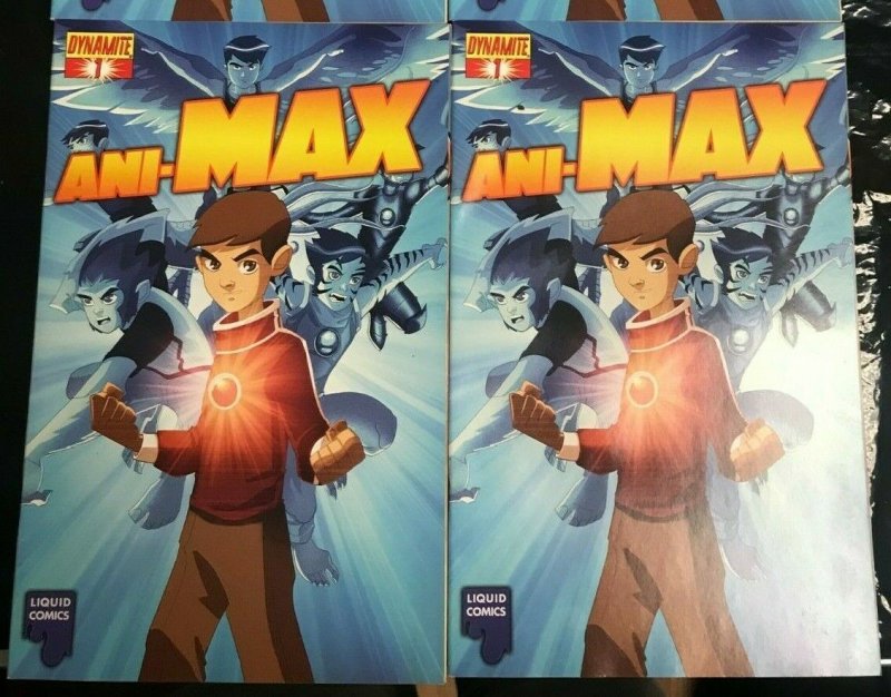 ANI-MAX #1 4PC LOT! LIQUID COMICS!! 2010