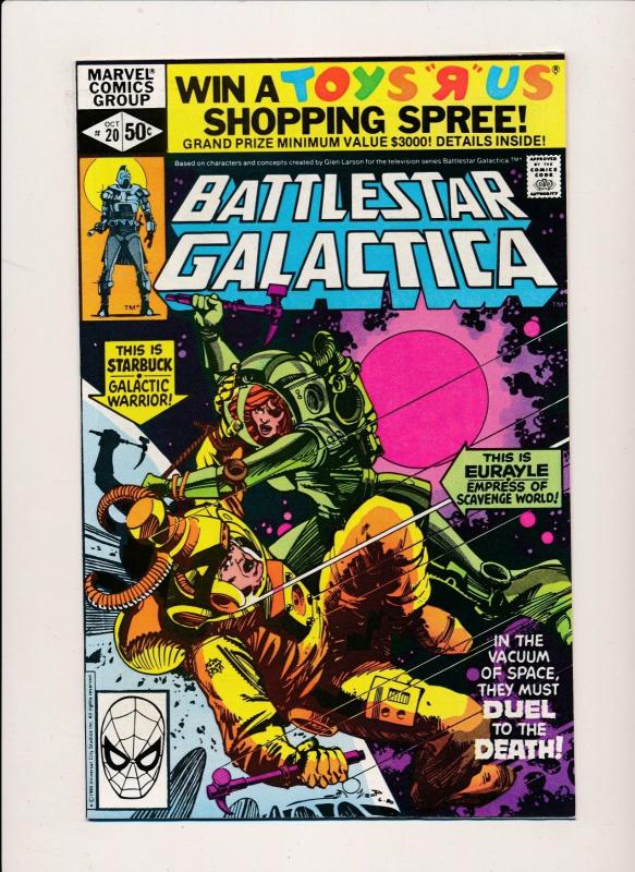 MARVEL SET of 5- BATTLESTAR GALACTICA #19-23  VERY FINE/NEAR MINT (PF158) 