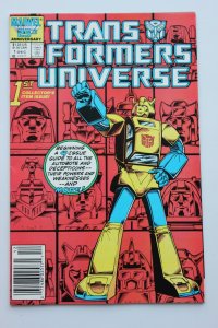 Transformers Universe #1 Newsstand (1986) Transformers NM