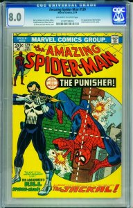 AMAZING SPIDER-MAN #129-1st appearance PUNISHER-CGC 8.0 MARVEL KEY 0187728005