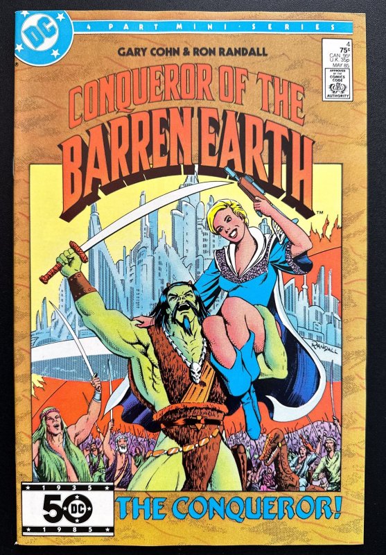 Conqueror of the Barren Earth #1-4(1985) Complete Set VF/NM Bondage CVR included