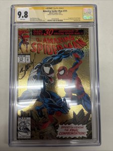 The Amazing Spider-Man (1993) # 375 (CGC 9.8 WP)  Signed Mark Bagley