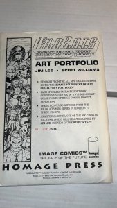 Wildcats Art Portfolio 1992, Jim Lee, Homage Press, Limited to 5000