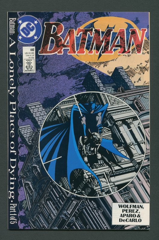 Batman #440  / 9.6 NM+   October 1989