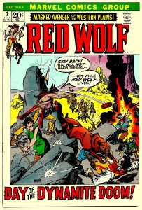 MARVEL SPOTLIGHT #1 + RED WOLF #1 & 2 (1971-72) 8.0 VF • Adams & Kane covers!