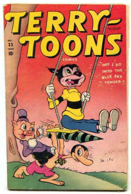 Terry-Toons #33 1945- Gandy Goose- Timely comic VG