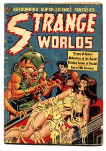 STRANGE WORLDS #5-1951-AVON-WALLY WOOD-JOE ORLANDO-KEY ISSUE-vg minus