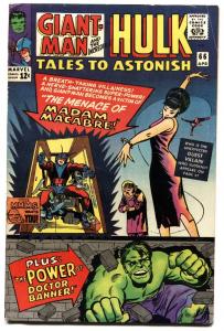 TALES TO ASTONISH #66-HIGH GRADE-MARVEL-HULK-1965 fn
