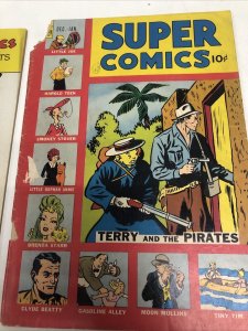 Super Comics (1949) Set Issues # 116-120 Dell Publishing • Terry And The Pirates
