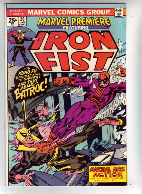 Marvel Premier #20 (Oct-74) NM Super-High-Grade Iron Fist