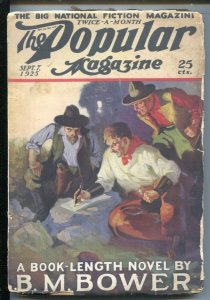 Popular 9/7/1925-Western cover & story-Pulp thrills by B.M. Bowe-T.S. Stribli...