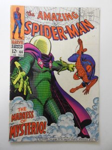 The Amazing Spider-Man #66 (1968) VG Condition moisture stain