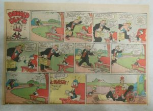 Donald Duck Sunday Page by Walt Disney from 10/19/1941 Half Page Size  