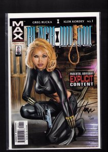 Black Widow: Pale Little Spider #1 - SIGNED BY GREG HORN SEAL W/COA! (8.0) 2002