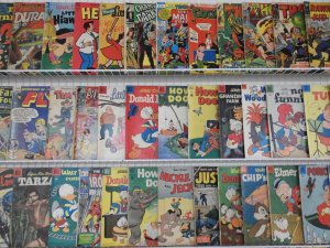 Huge Lot of Gold/Bronze/Silver Age Comics W/ Iron Man, Donald Duck and more!