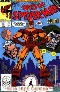 WEB OF SPIDER-MAN (1985 Series)  (MARVEL) #60 Very Good Comics Book