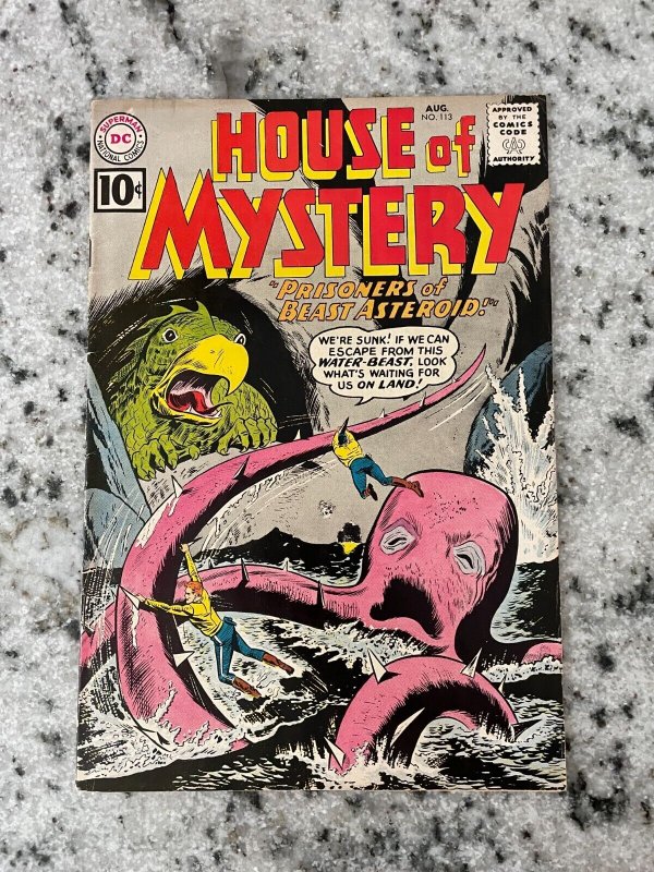 House Of Mystery Vf Dc Silver Age Comic Book Sci Fi Monsters Fear Ht Comic Books