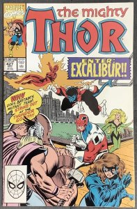 Thor #427 (1990, Marvel) Featuring Excalibur. VF/NM