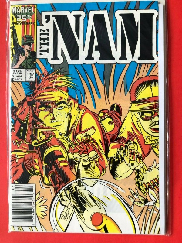 THE NAM V1 #2  1986 MARVEL 25 ANNIVERSARY / NEWSSTAND /  HIGH QUALITY