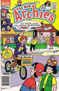 New Archies, The #15 (Newsstand) VF ; Archie | Paper Boy Cover