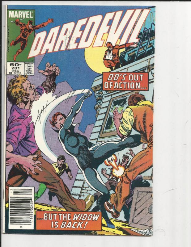 DAREDEVIL #201 202 203 204 205 206 207, VF to VF/NM, Black Widow, 1964, 7 issues