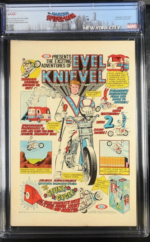 (1974) AMAZING SPIDER-MAN #129 1st PUNISHER! CGC 9.0 OW/WP!