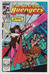 West Coast Avengers #43 Scarlet Witch | Vision Quest (Marvel, 1989) VF