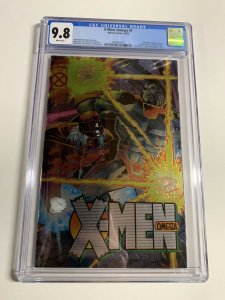 X-men Omega 1 Cgc 9.8 Newsstand Edition Age Of Apocalypse Marvel 1995