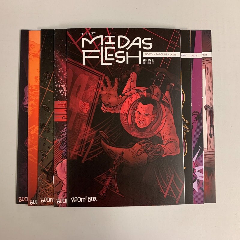 Midas Flesh #1-8 Set (Boom! Box 2013) 1 2 3 4 5 6 7 8 Ryan North (8.5+) 