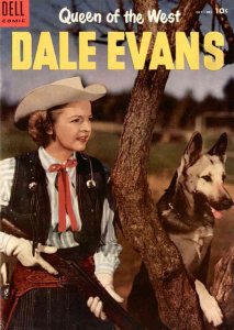 Queen of the West, Dale Evans #5 VG ; Dell | low grade comic October 1954 wester