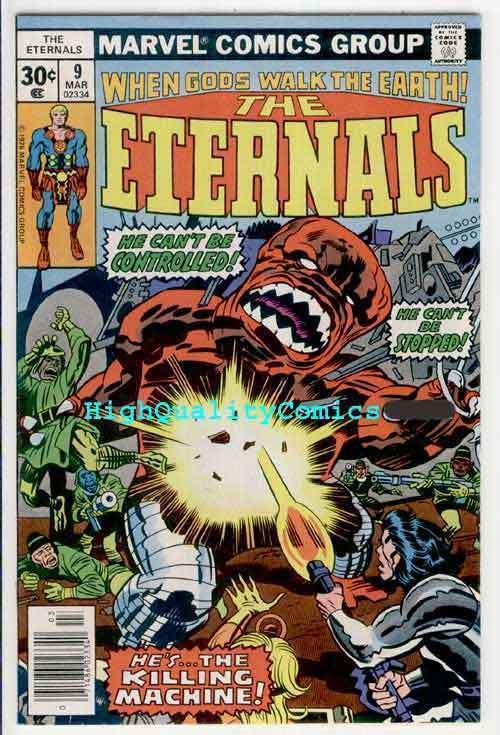 ETERNALS #1 2 3 4 5 6 7 8 9 10-19 + Ann #1, VF to NM-, Jack Kirby, 1976, 1-19 +