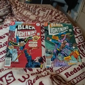 Black Lightning 2 & 10 Bronze Age DC Comics Lot Run Set Collection
