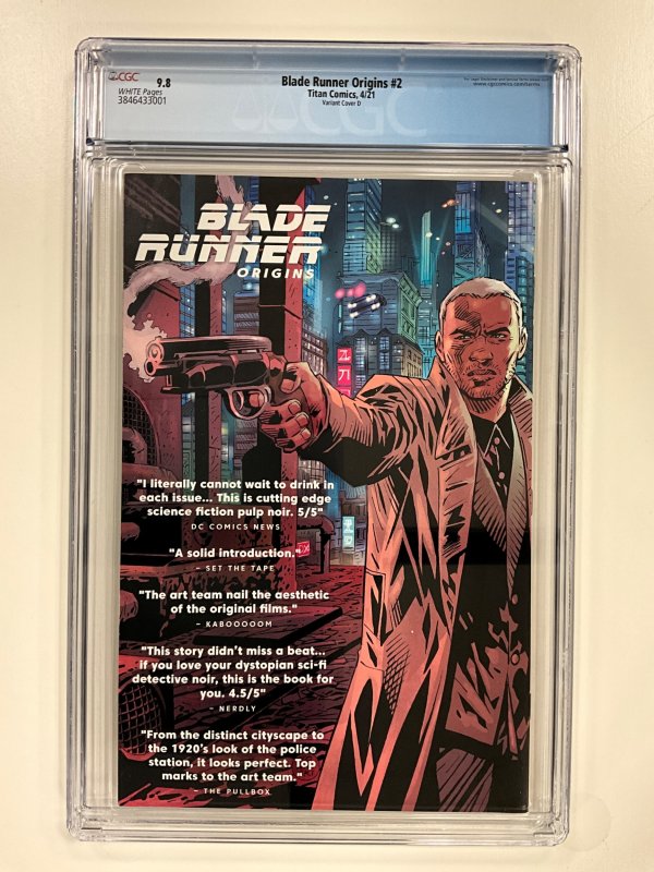 Blade Runner Origins #2 Variant Cover D CGC 9.8