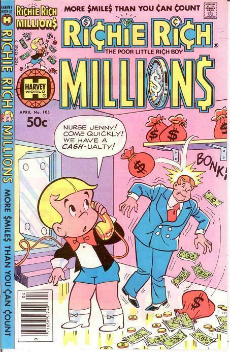 RICHIE RICH MILLIONS (1962-1982) 105 VF-NM April 1981 COMICS BOOK