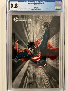 Superman Red and Blue #1 Bermejo Cover CGC 9.8