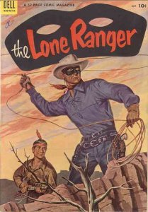 Lone Ranger, The (Dell) #73 VG ; Dell | low grade comic July 1954 52 pages