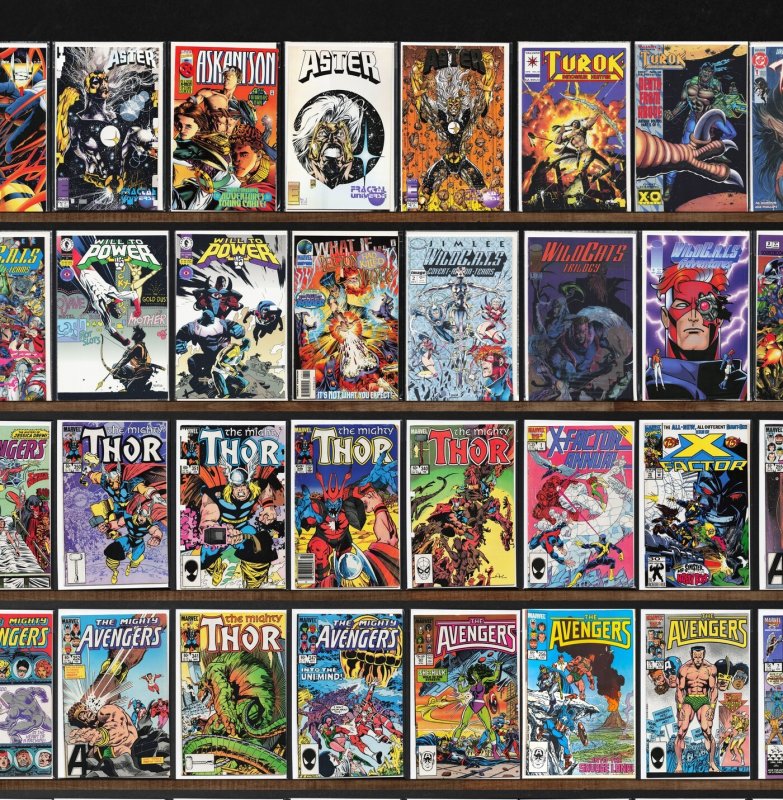Huge Lot 150+ Comics with The Avengers, Thor, Will To Power, X-Factor & More!