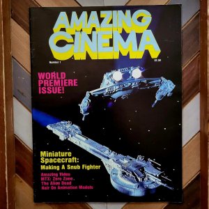 AMAZING CINEMA #1 VF- (CINEMA Ent 1981) 1st Issue, MINI SPACECRAFT, Special FX