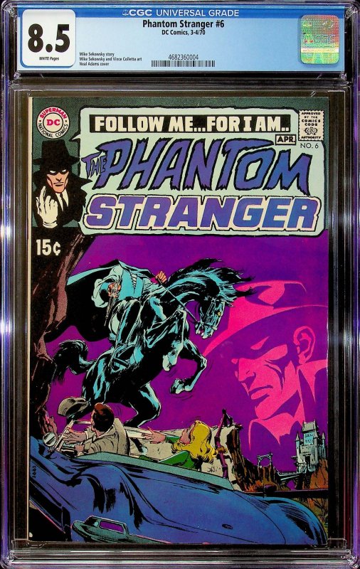 The Phantom Stranger #6 (1970) - CGC 8.5 - Cert#4682360004