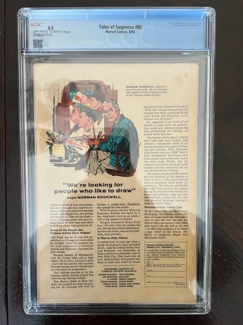 Tales of Suspense #80 (1966) - CGC 6.5 - Red Skull!